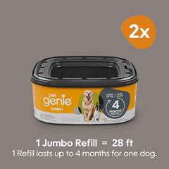 Longueur totale de 56 pieds de film Pet Genie pour usage prolongé