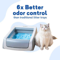 PET HAHA sacs avec cordon pliables litiere cristal: évacuation sans débordement.