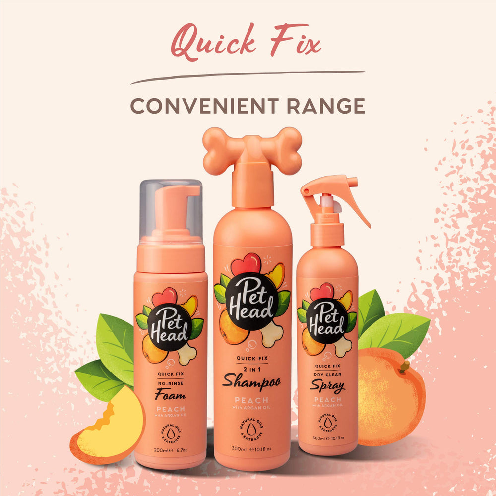 Lot de 100 lingettes Pet Head Quick Fix, pratique à emporter.