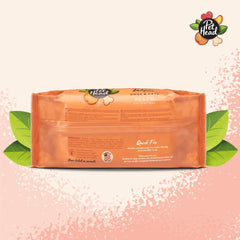 Lingettes Pet Head Quick Fix parfum pêche et aloé vera, douceur et fraîcheur.