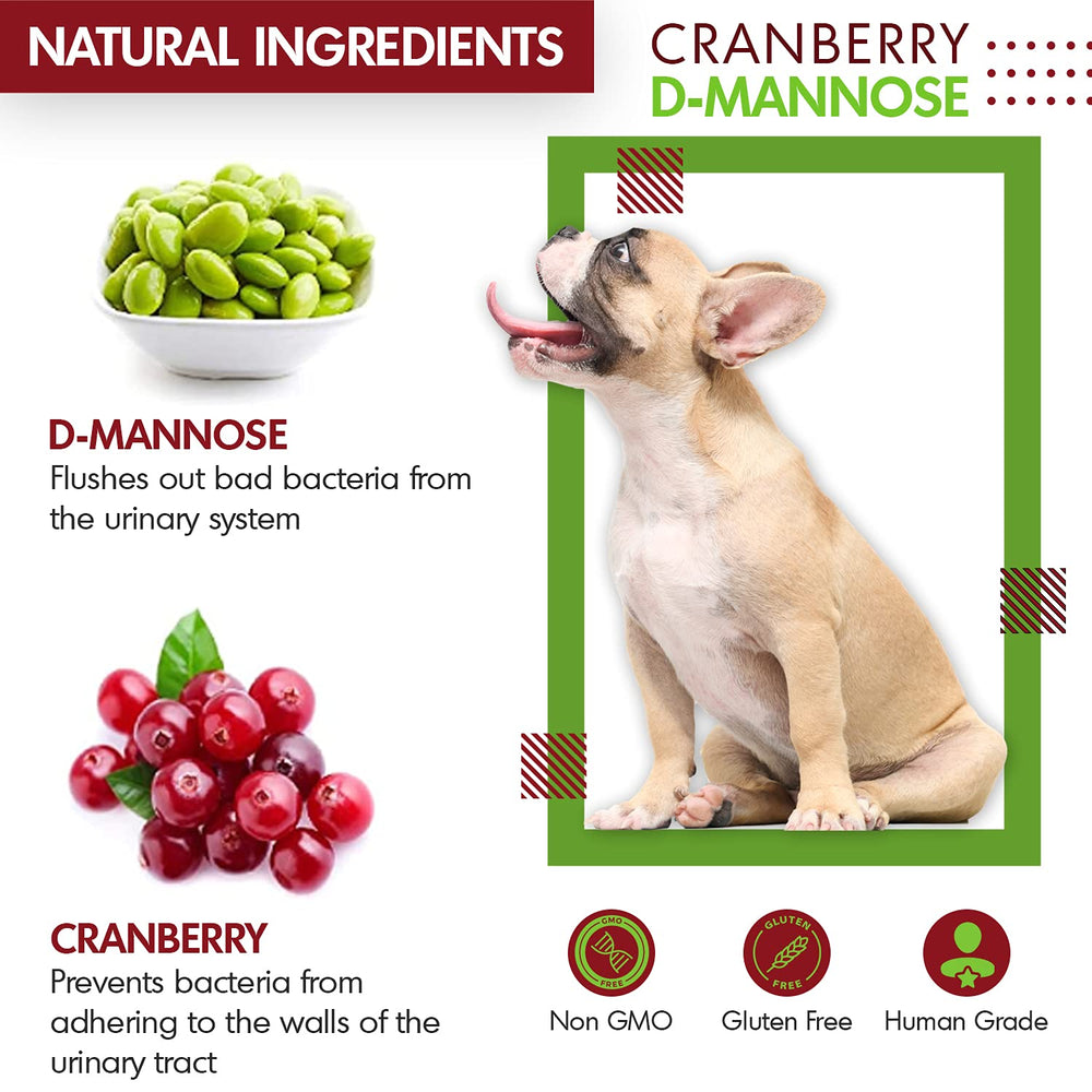 Pet Health Pharma Cranberry D-Mannose arôme-poulet: saveur agréable qui facilite l’acceptation.