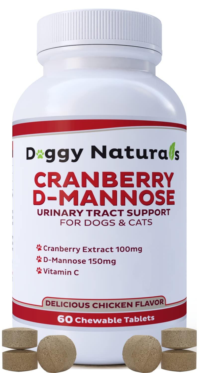 Pet Health Pharma Cranberry D-Mannose friable-poulet: soutien potentiel à la fonction urinaire chez chiens et chats.