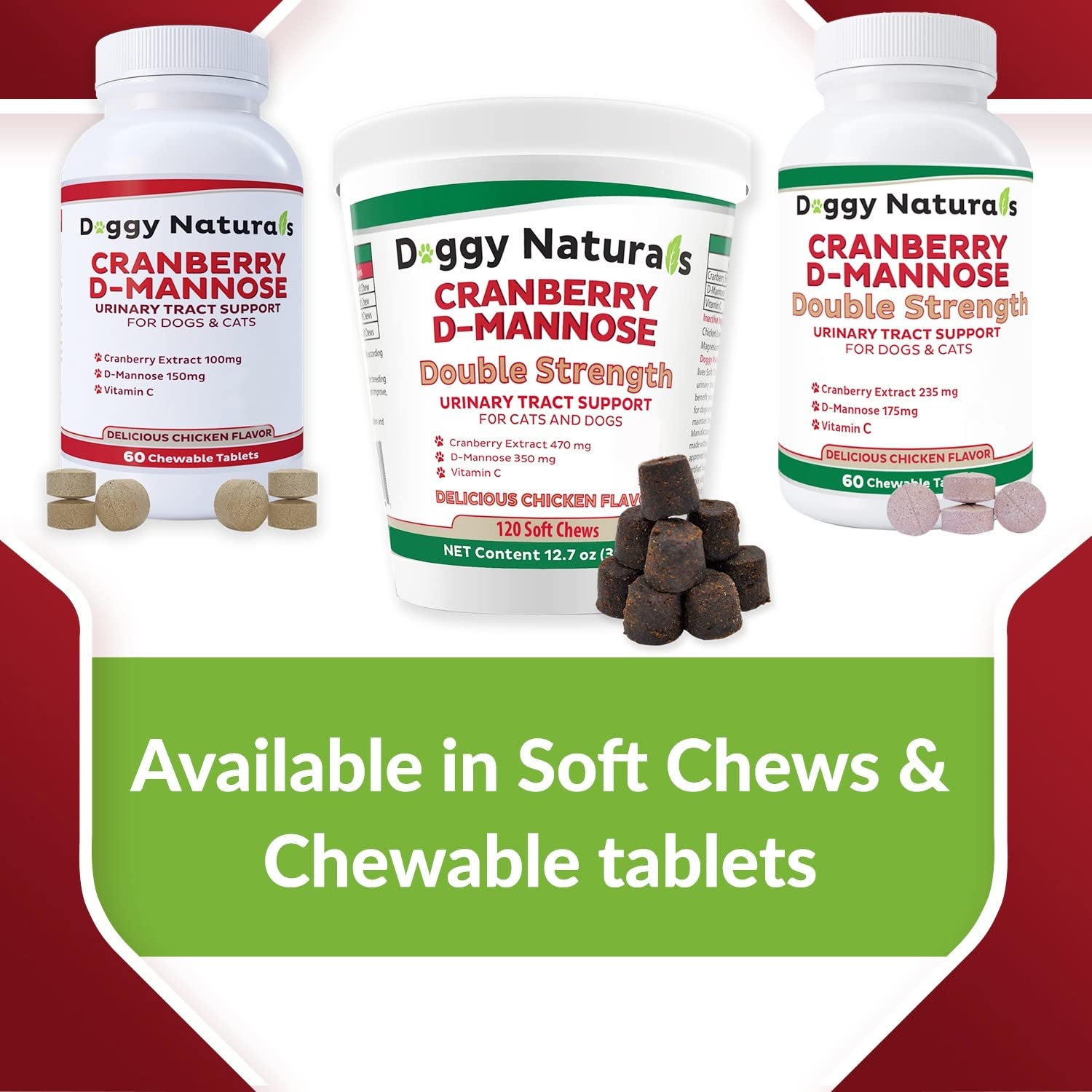 Pet Health Pharma Cranberry D-Mannose soutien-urinaire: potentiellement utile pour préserver les voies urinaires.
