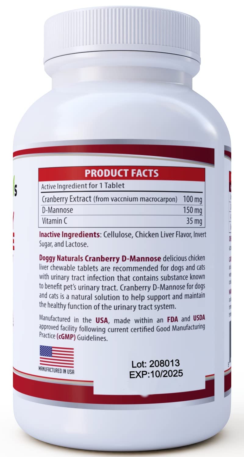Pet Health Pharma Cranberry D-Mannose utilisation-animale: peut aider à soutenir la santé urinaire au quotidien.
