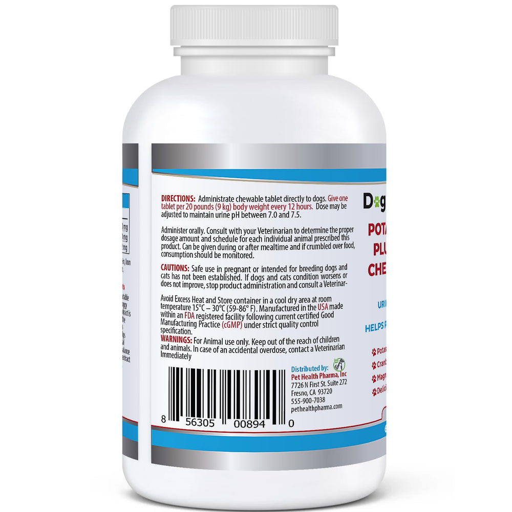 Pet Health Pharma Potassium Citrate Cranberry – utilisation facile sur repas quotidien