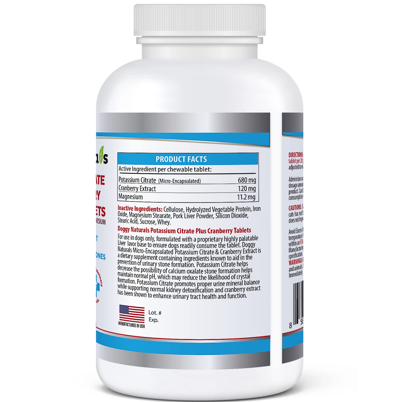 Pet Health Pharma Potassium Citrate Cranberry – ingrédients, soutien urinaire et hydratation