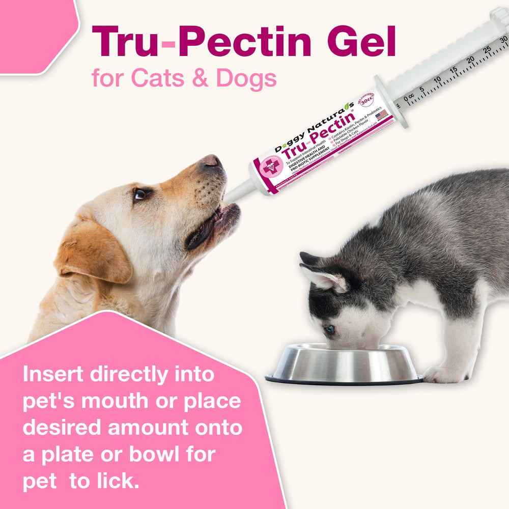 Tru-Pectin, pâte administration pratique, peut être mélangée aux repas.