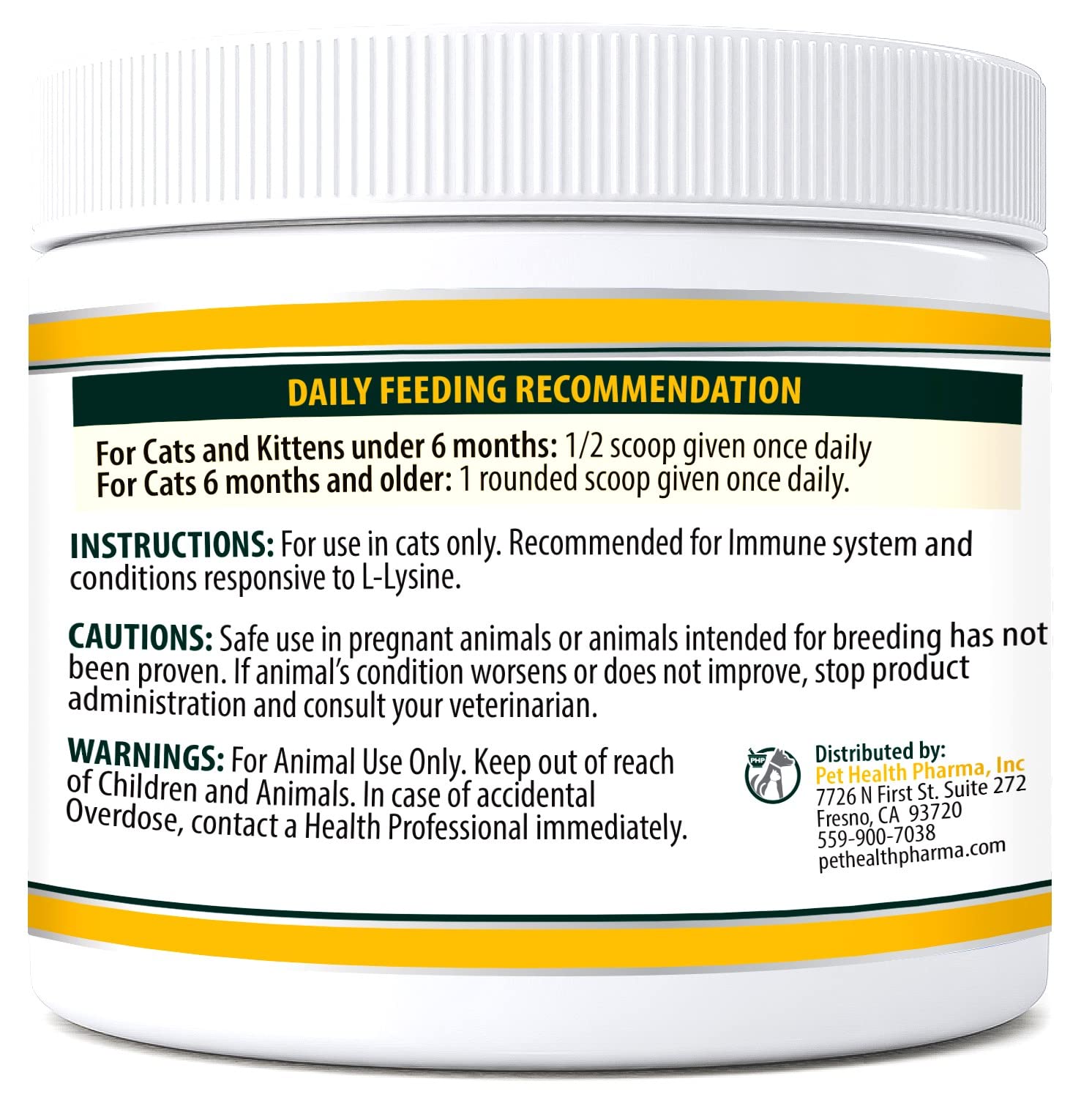 Trulysine Plus: formulation sans blé ni maïs et sans additifs artificiels.