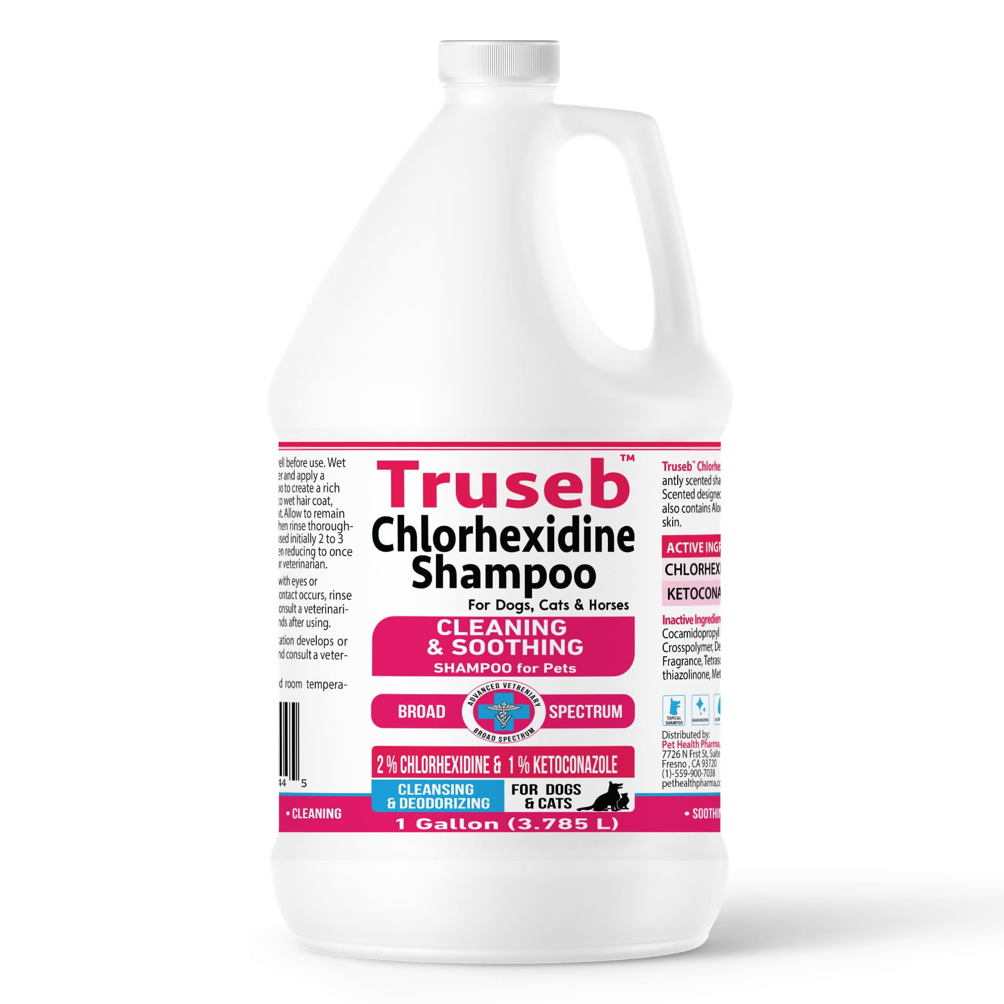 Utilisation quotidienne facilité avec le Shampoing Truseb pour toilettage.