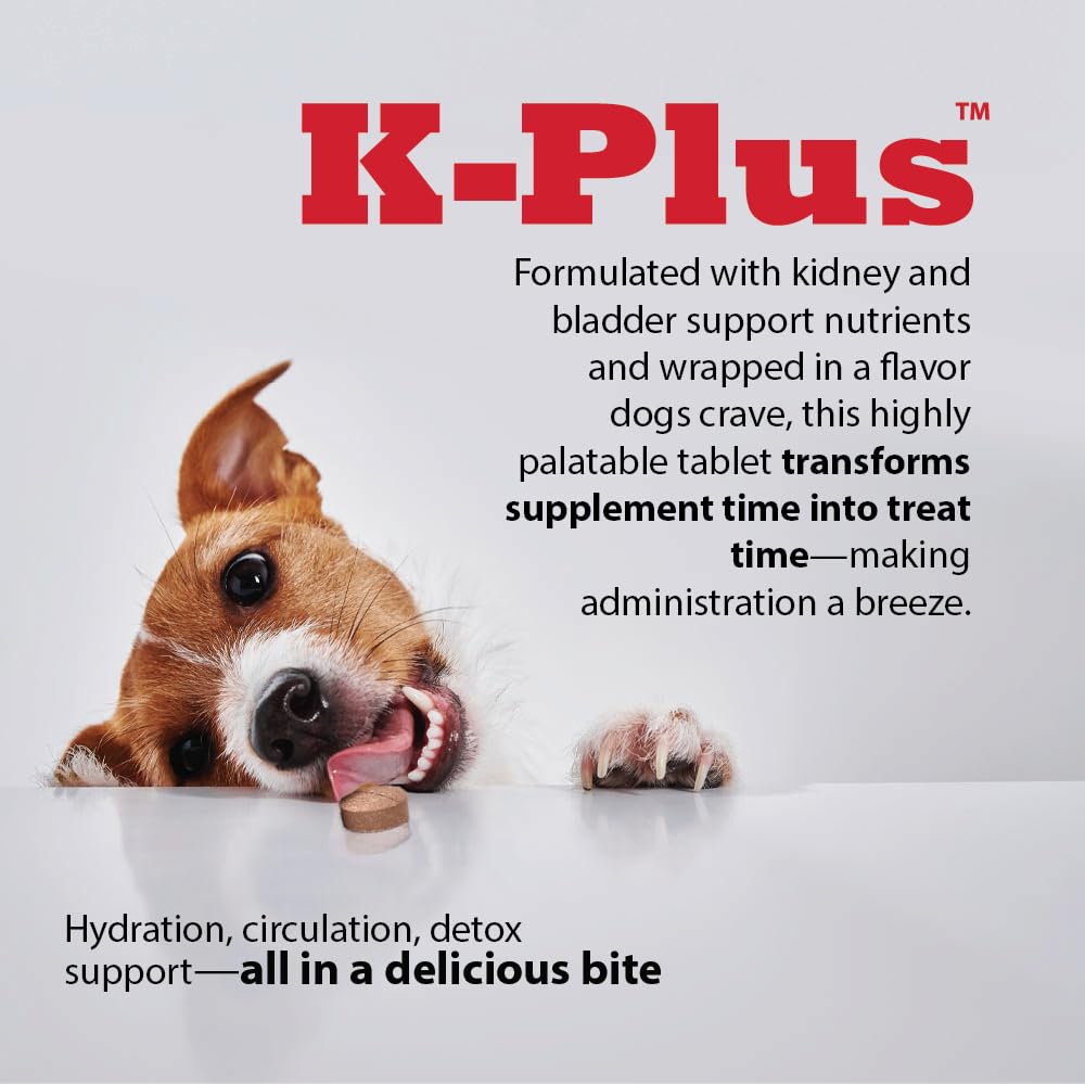 K-Plus adapté à toutes les races et tailles de chiens.