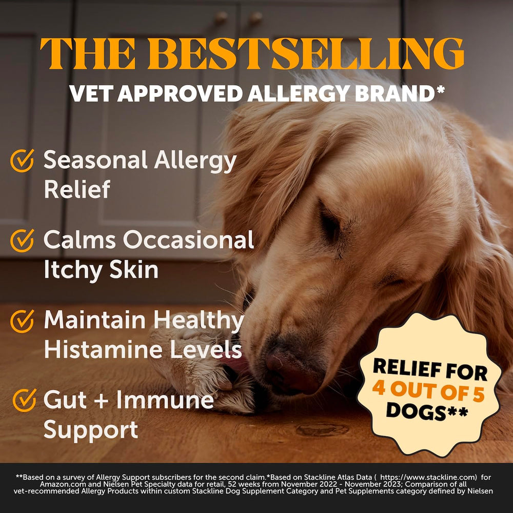 Pet Honesty Allergy Skin Health – probiotiques pour digestion équilibrée et immunité potentielle.