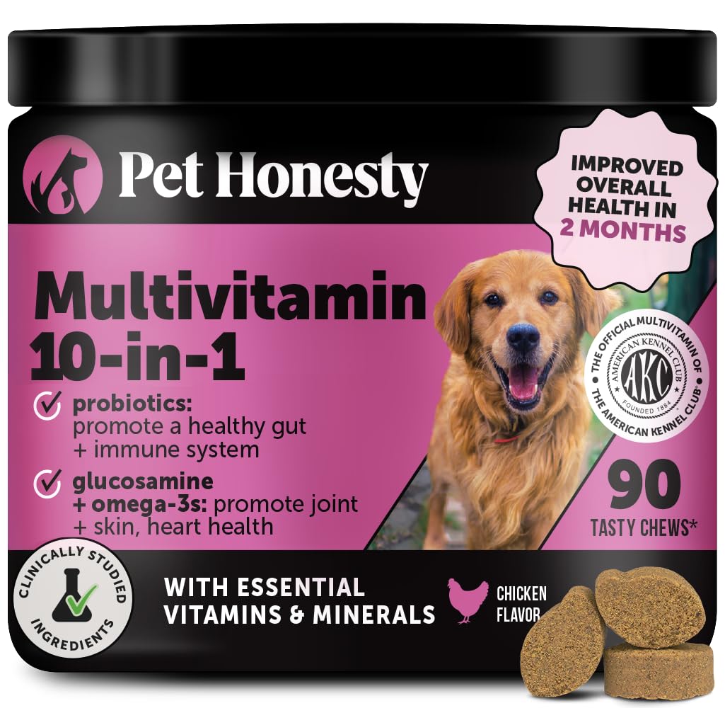 Pet Honesty – bouteille de compléments chien, soutien nutritionnel quotidien et pratique.