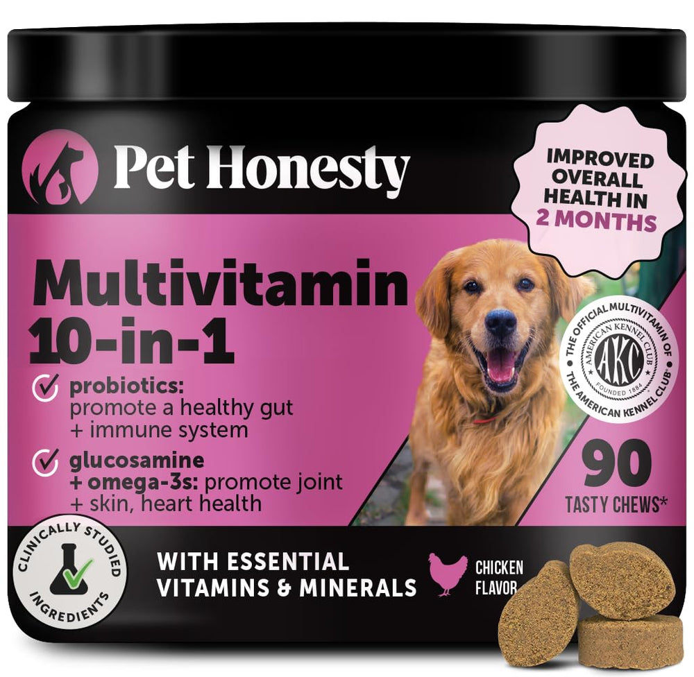 Pet Honesty – bouteille de compléments chien, soutien nutritionnel quotidien et pratique.
