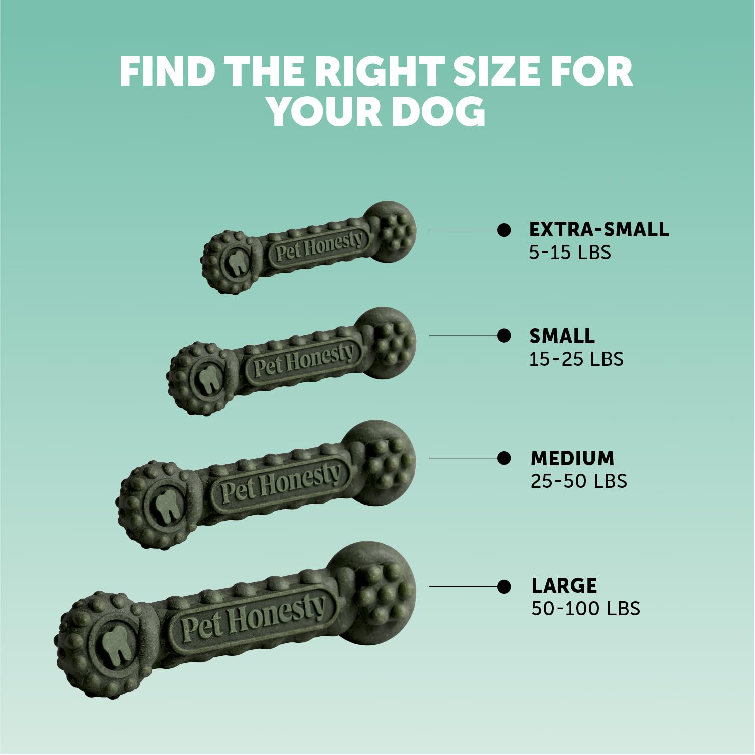 Pet Honesty Brush Buddies paquet 40 bâtons – option économique.