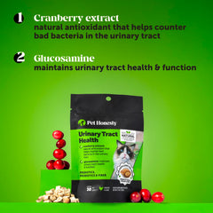Pet Honesty Chat Cranberry - antioxydants naturels soutenant la sante vessie.