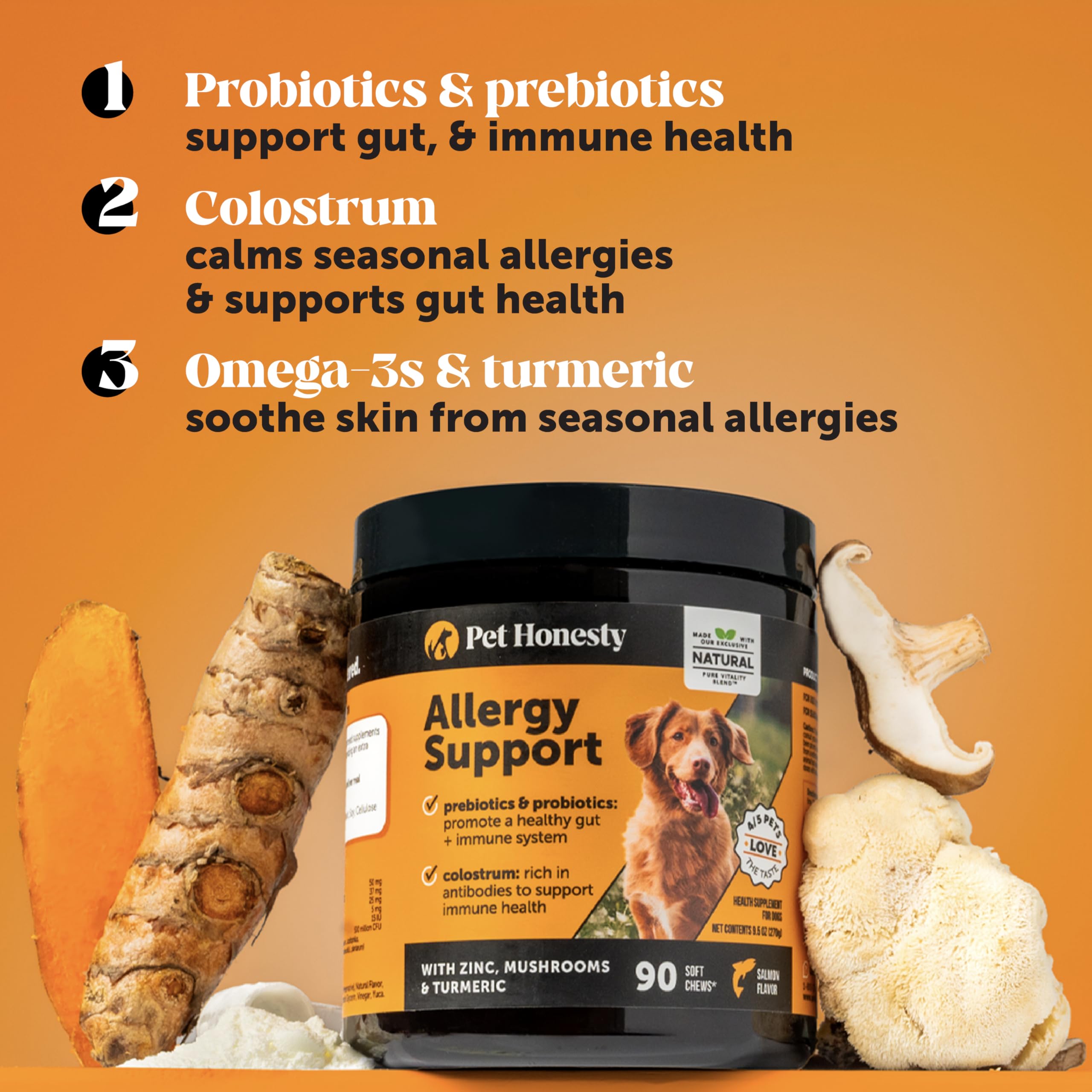 Pet Honesty – colostrum et probiotiques dans la composition