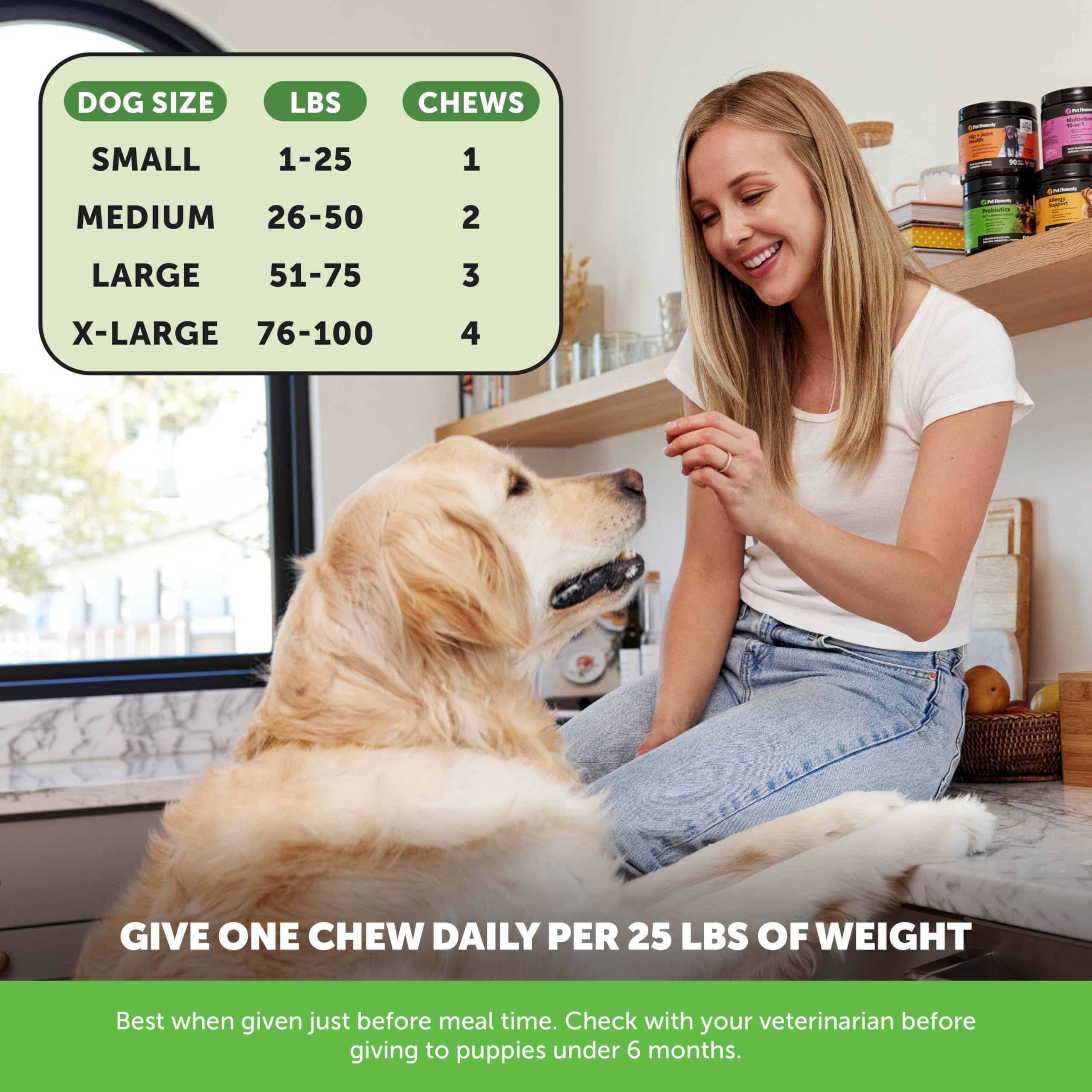 Pet Honesty Grass Green – probiotiques et enzymes digestives soutiennent l’intestin.