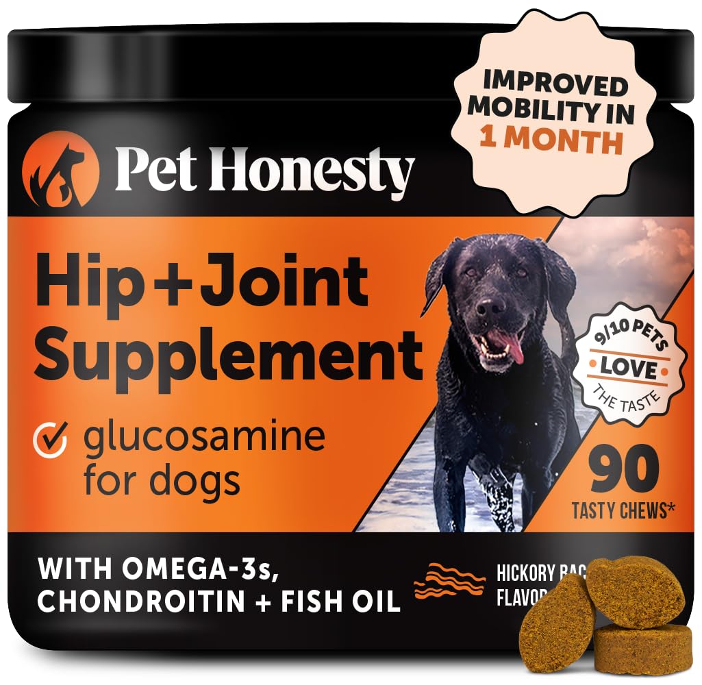 Pet Honesty Hip et Joint Soft Chews – bouteille: soutien mobilité et plaisir pour chiens