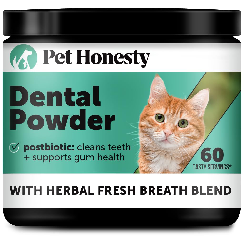 Pet Honesty Poudre Dentaire Chat – haleine fraîche et utilisation quotidienne.