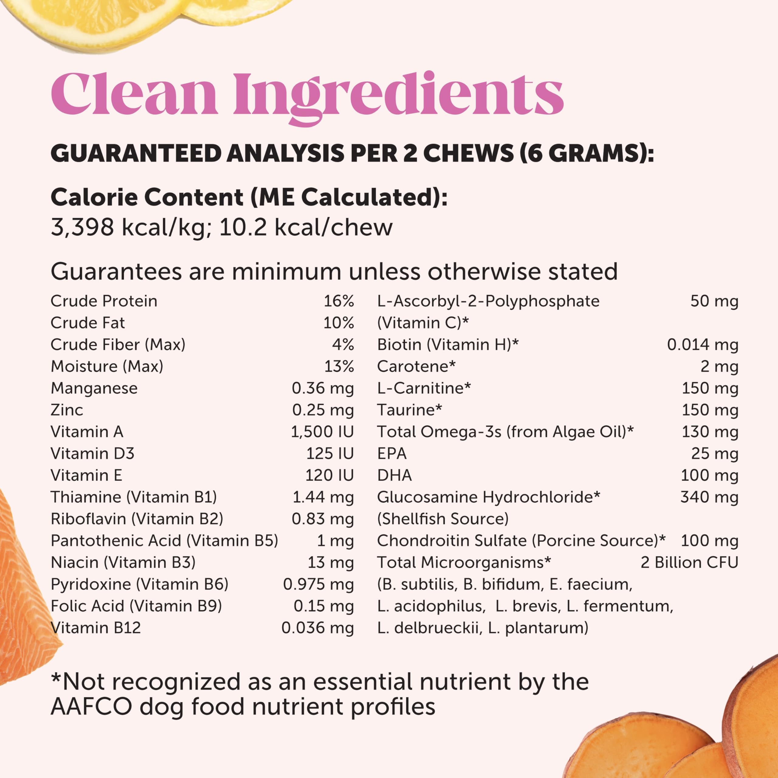 Pet Honesty Senior Dog Multivitamin – ingrédients naturels sans additifs artificiels.