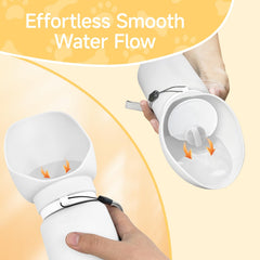 Bouchon pliant et gobelet intégré facilitant l’hydratation.