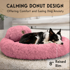 Lit donut PetJett en plusieurs couleurs pour harmoniser l'intérieur.
