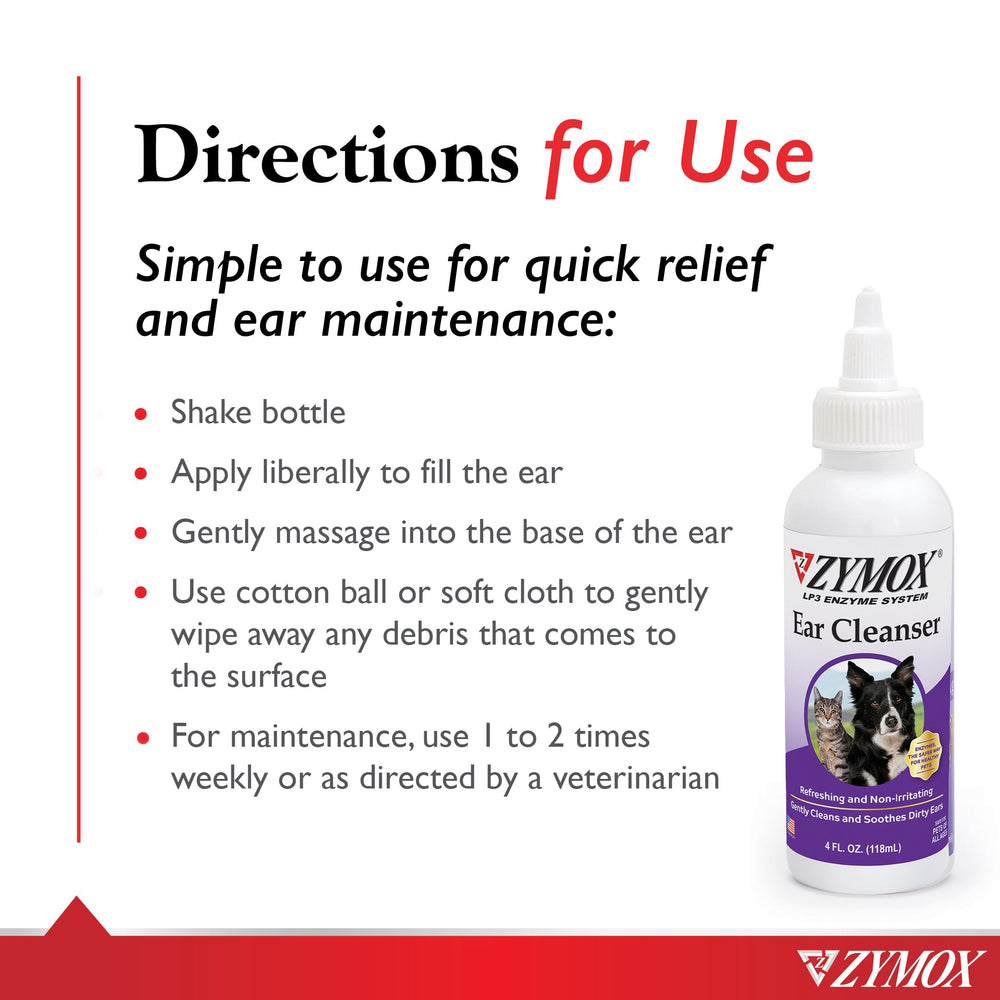 ZYMOX Kit de9entretien oreilles: duo pratique pour une routine re9gulie8re