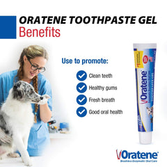ZYMOX Oratene Gel, application au doigt pour l’hygiène buccale.