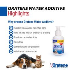 Zymox Oratene Pet King Brands – ajout dans l'eau quotidien pour routine buccale.