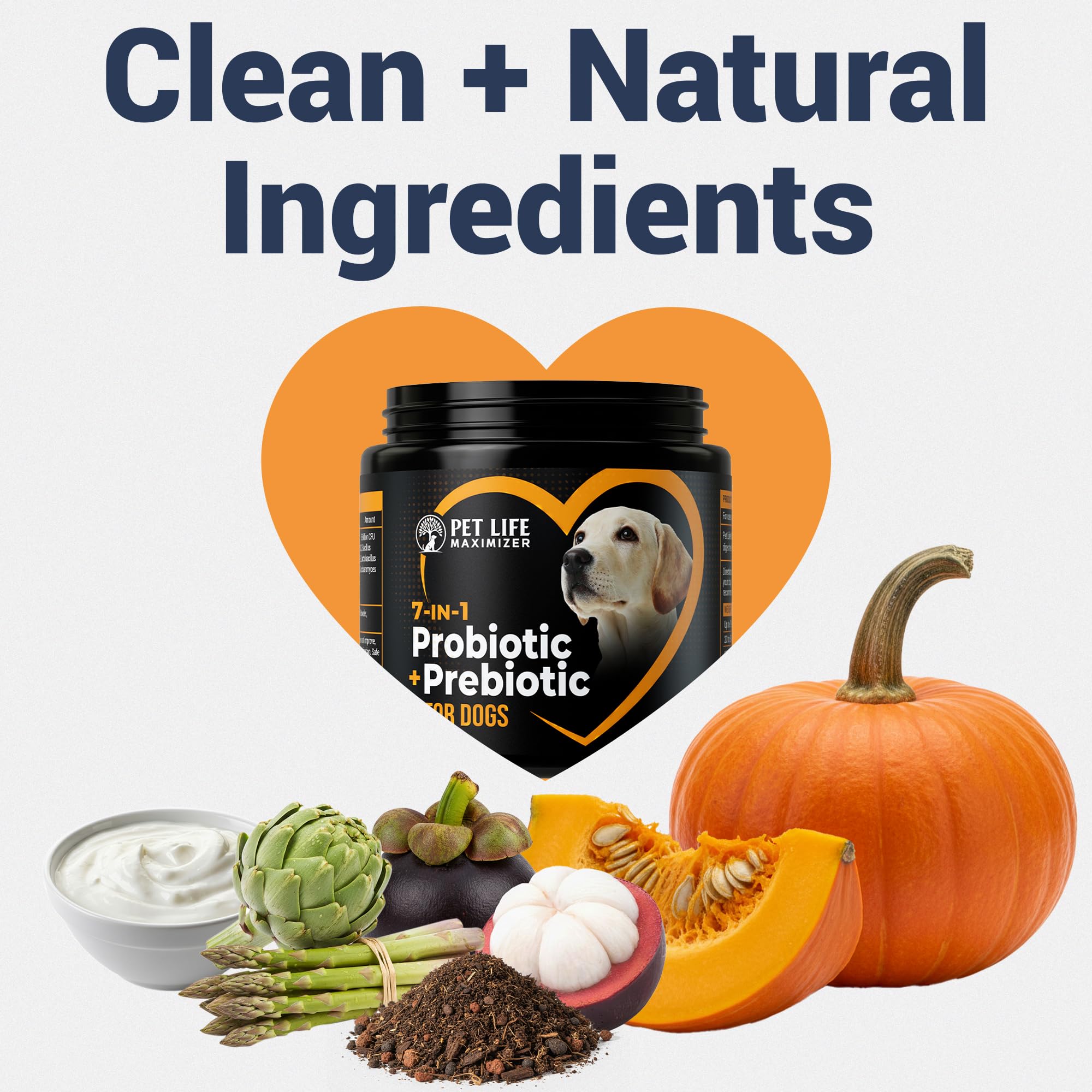 Pet Life Maximizer ingrédients propres sans additifs artificiels.