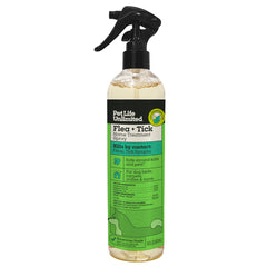 Pet Life Unlimited: bouteille d’aérosol anti-puces et tiques pour intérieur.