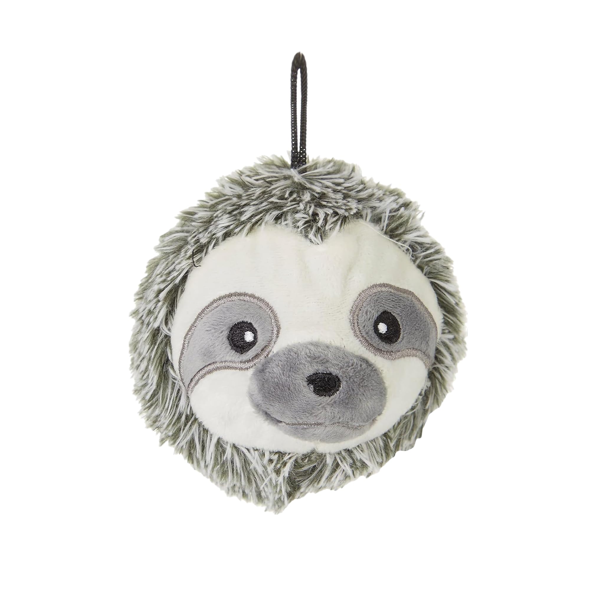 Pet Lou balle-peluche avec sifflet, douceur pour jeux intérieurs.