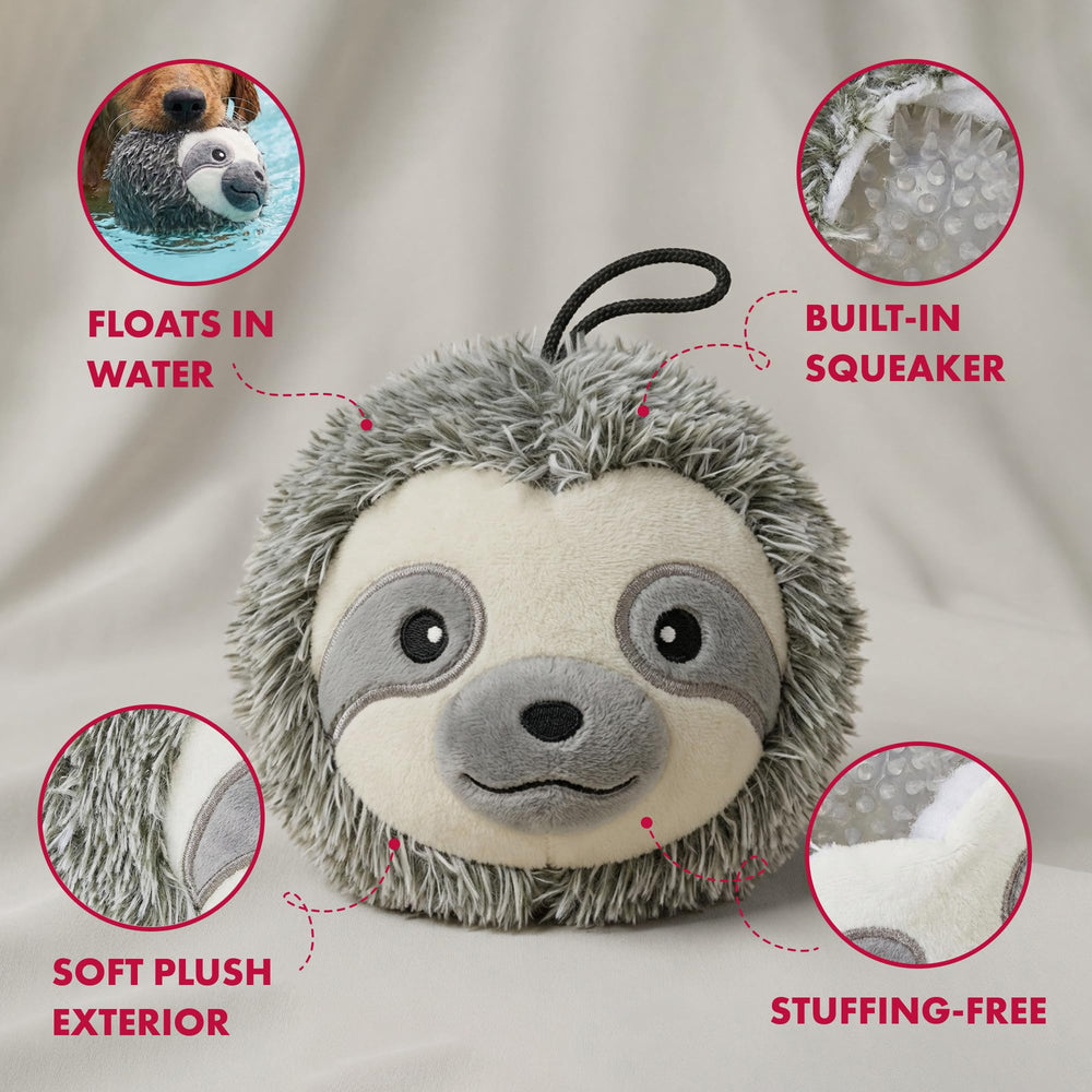 Pet Lou balle-peluche rose: visibilité accrue et divertissement.