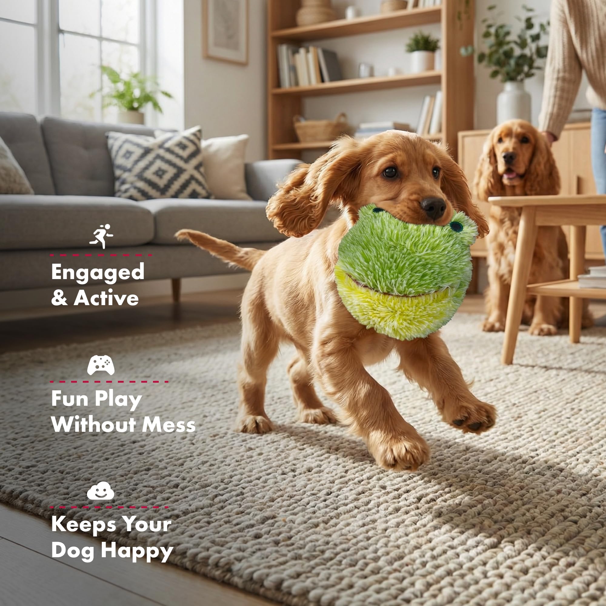 Pet Lou Balle sifflet flottante, parfait pour l’eau et le jardin.