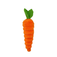 Pet Lou carotte peluche 12 pouces, jouet interactif et doux pour chiens.