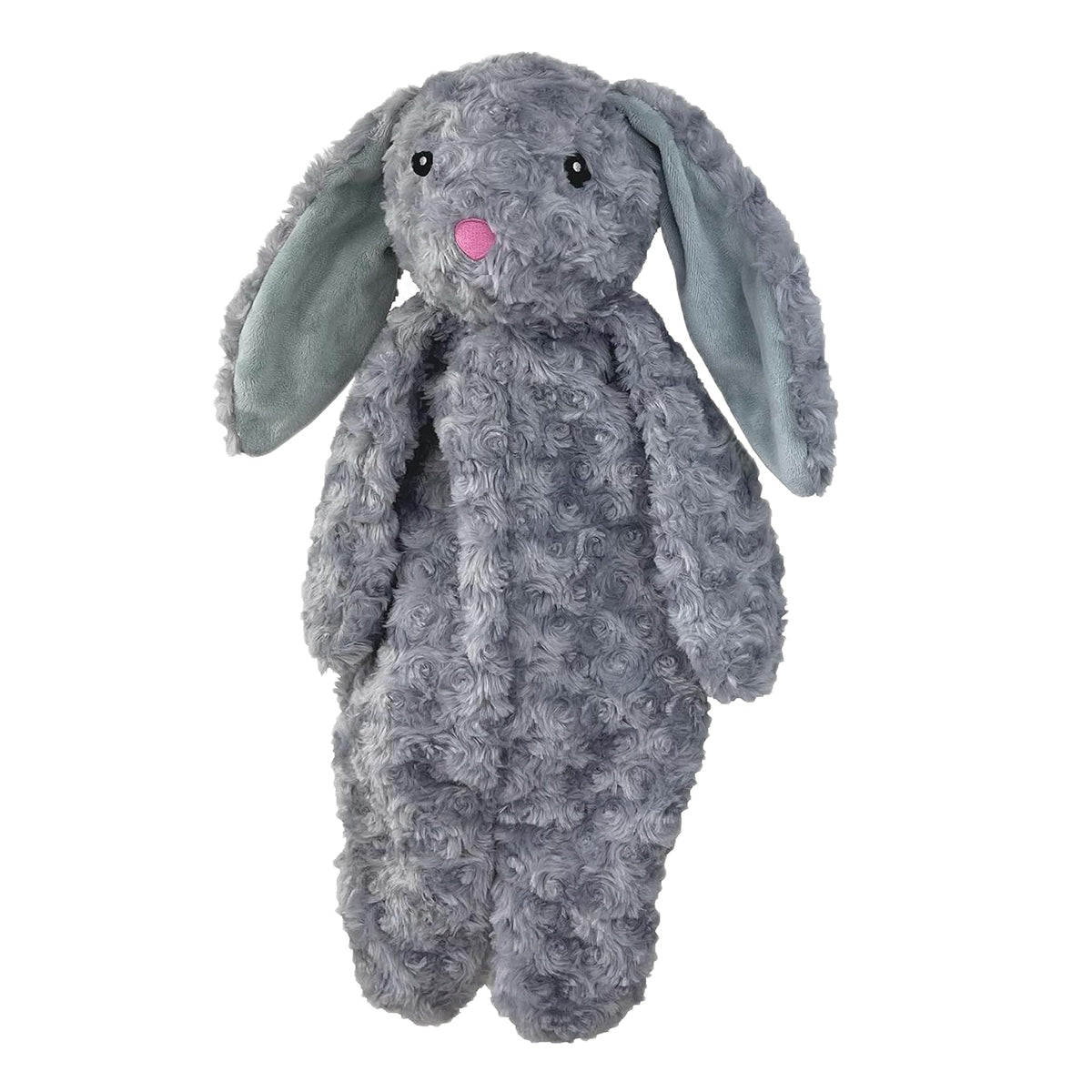 Jouet Pet Lou Lapin Floppy sans garniture avec sifflet, parfait pour le jeu et le câlin.