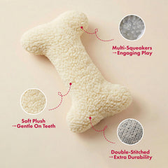 Jouet Pet Lou os de 16 pouces durable pour mastication prolongée.