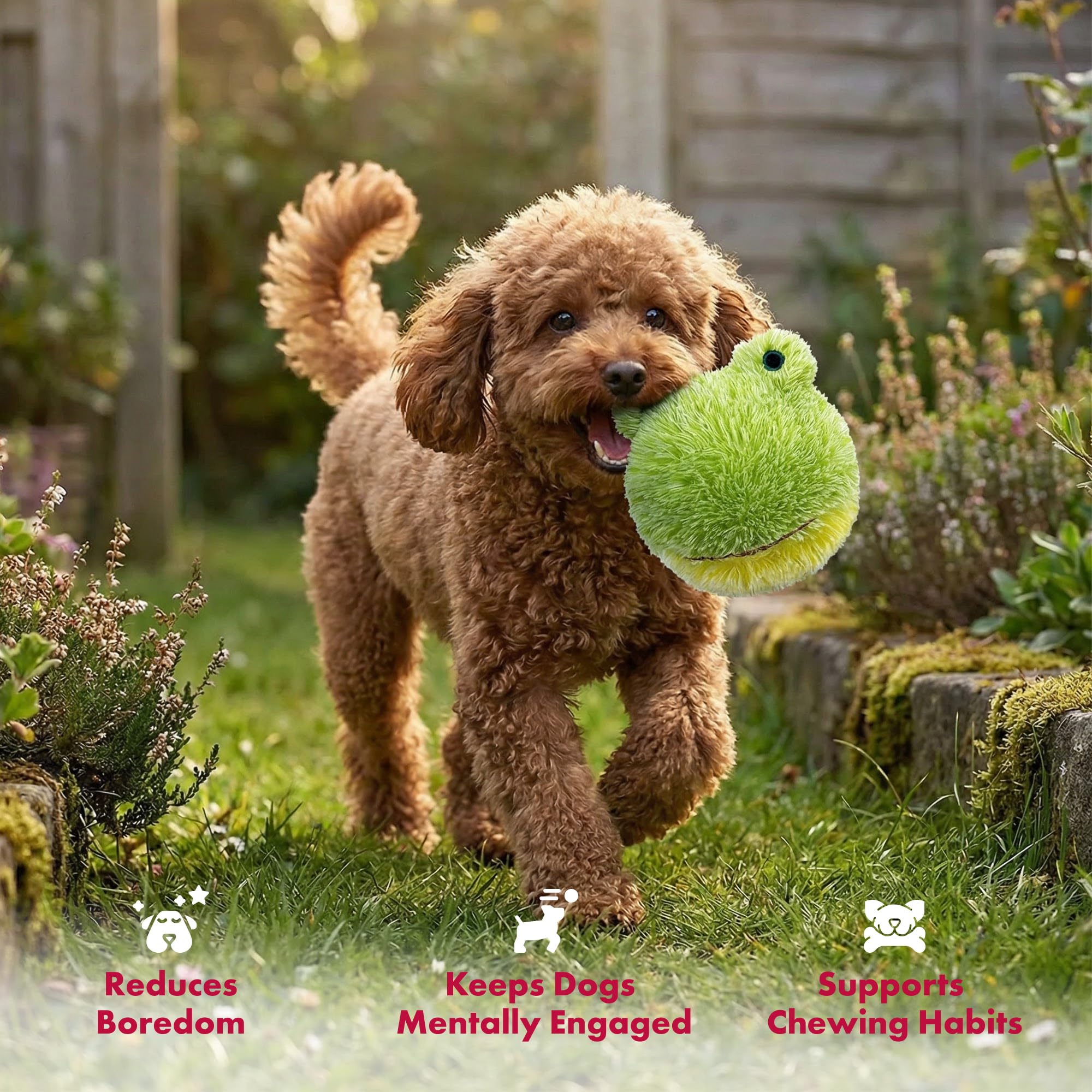 Pet Lou Peluche douce idéale pour chiots et petits chiens.