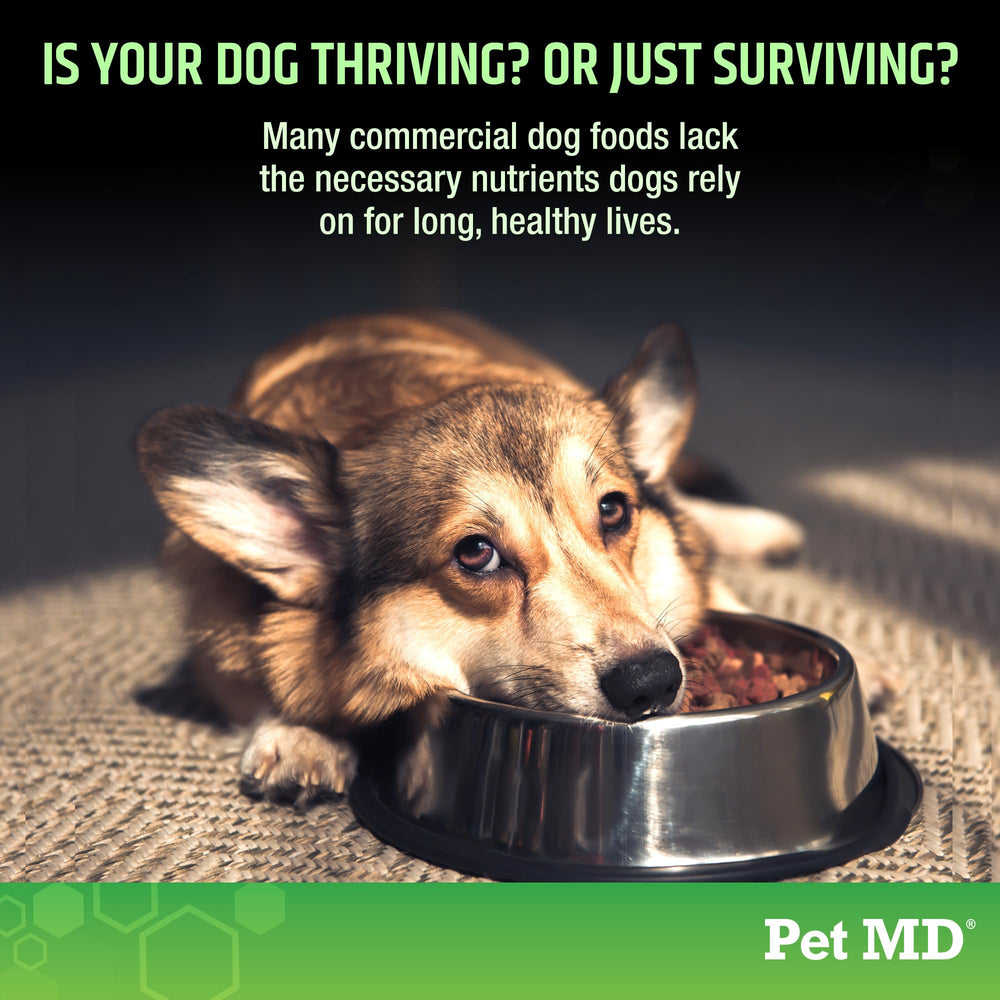 Pet MD 5en1: soin peau et pelage, peau saine et pelage brillant.