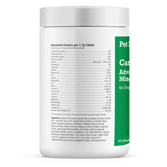 Comprimés à mâcher Pet MD Canine Tabs Plus au goût foie, récompense saine pour chiens.