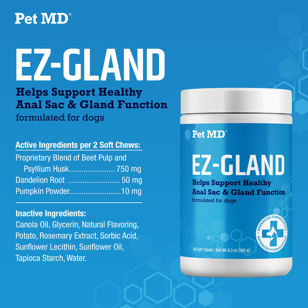 Pet MD EZ-Gland: produit fabriqué aux États-Unis, normes élevées.