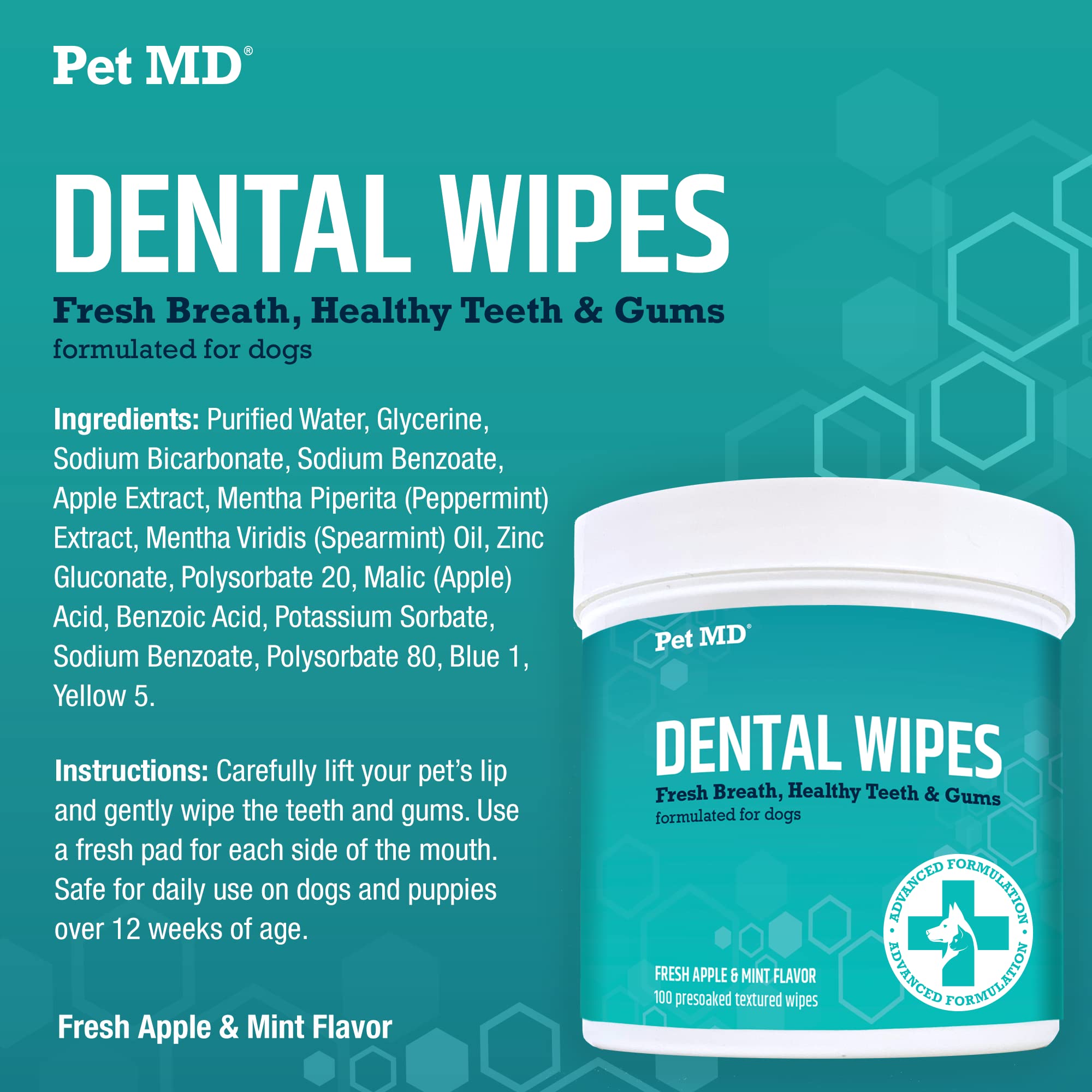 Boîte Pet MD 100 lingettes — pratique et prête