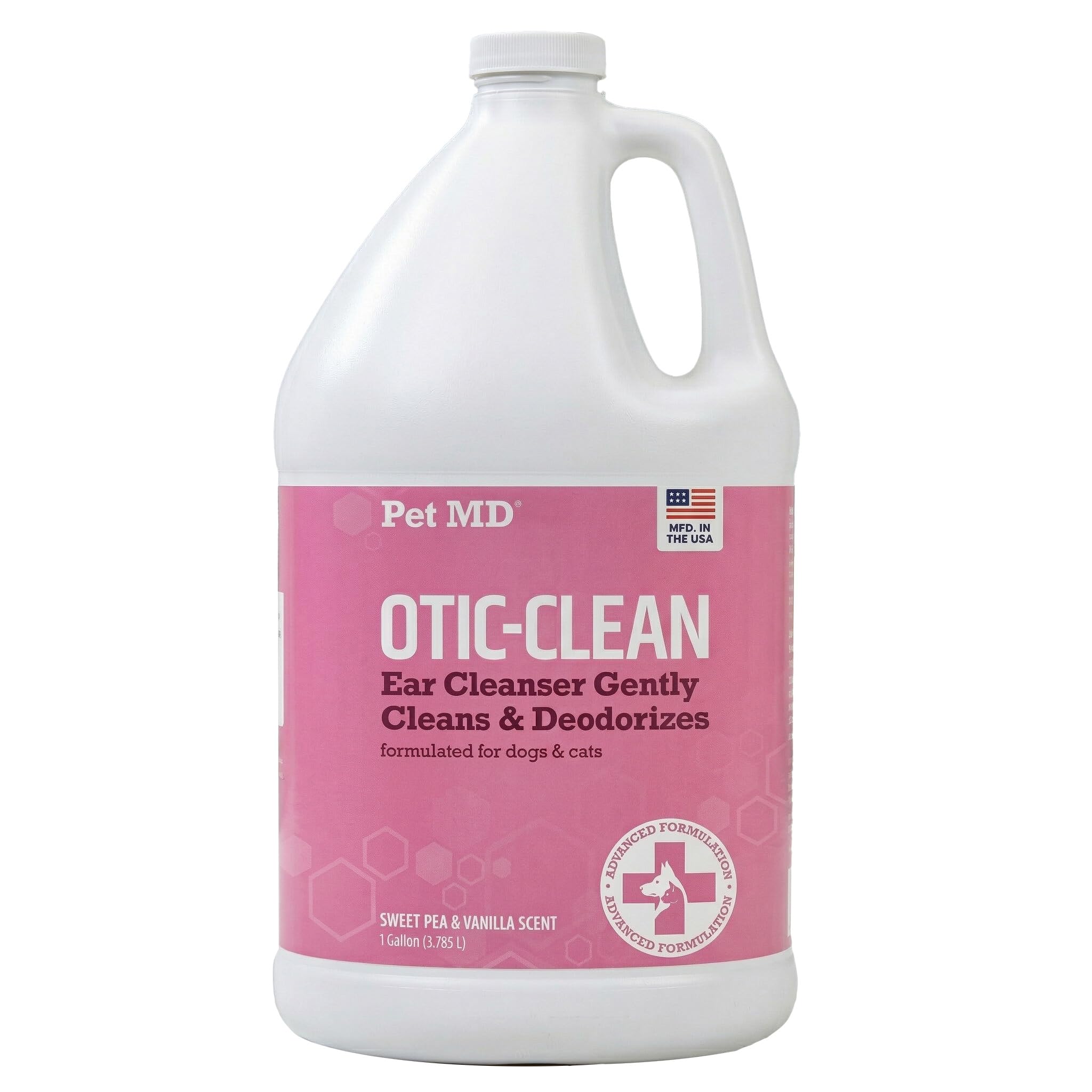 Pet MD Otic-Clean Bouteille: nettoie en douceur les oreilles des chiens et des chats.