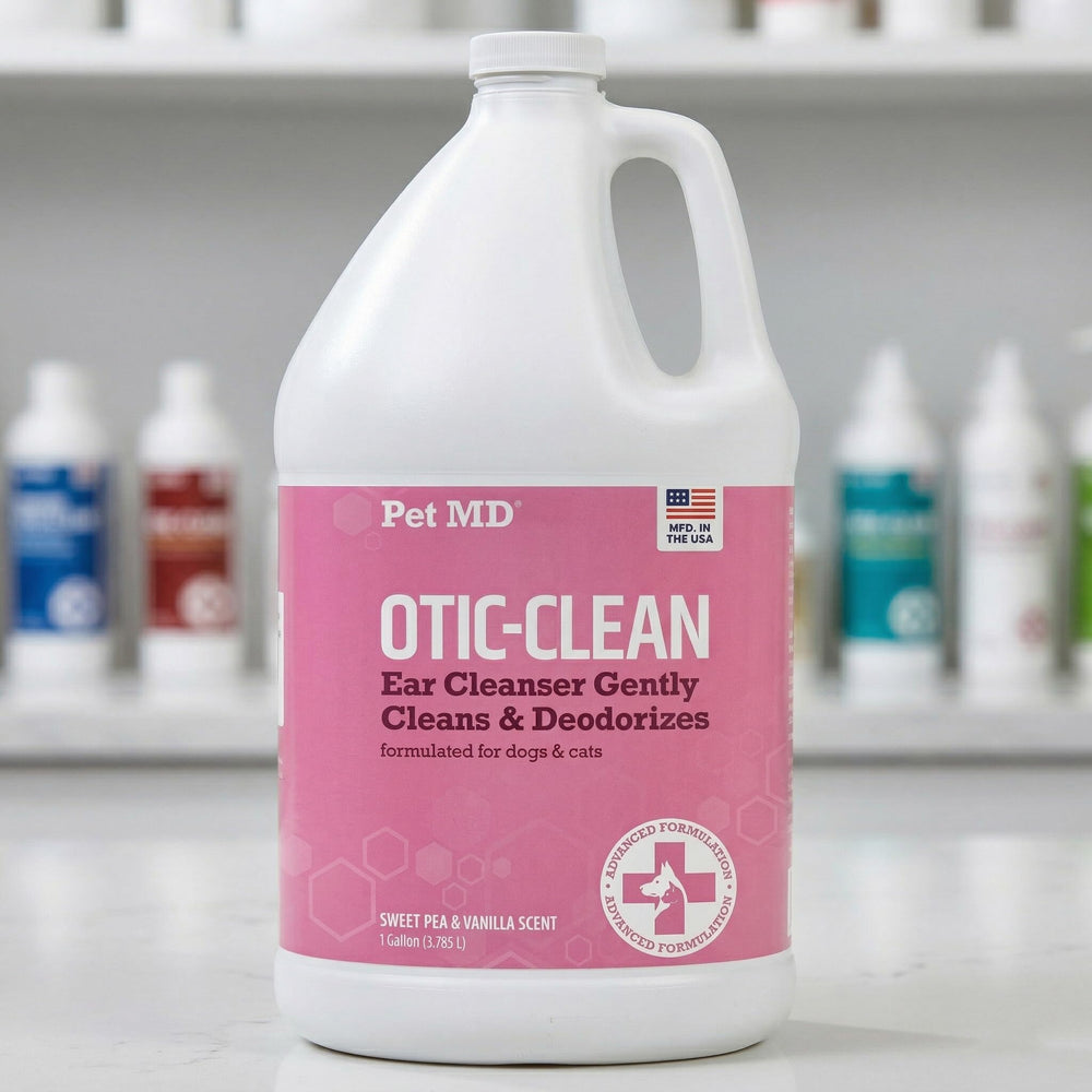 Pet MD Otic-Clean Débris et Cire: réduction des débris et impuretés du conduit auditif.