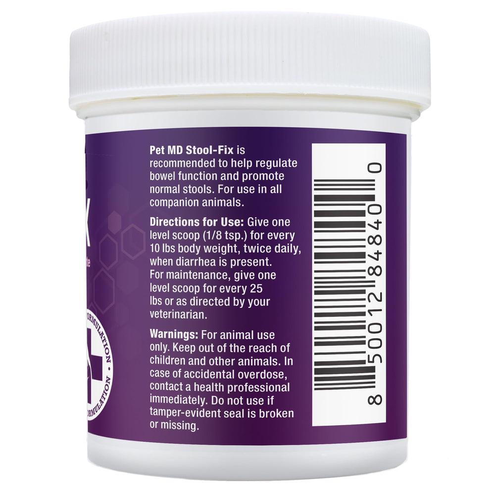 Pet MD Stool-Fix — poudre d’argile naturelle absorbe toxines intestinales