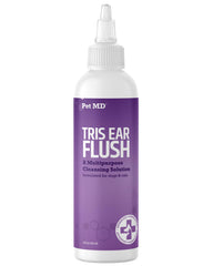 Pet MD Tris Flush - bouteille pour nettoyage régulier des oreilles