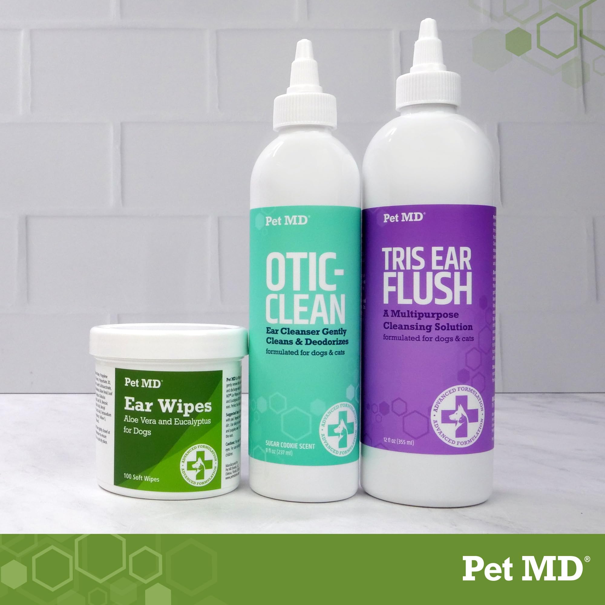 Pet MD Tris Flush - formule douce adaptée à la peau sensible