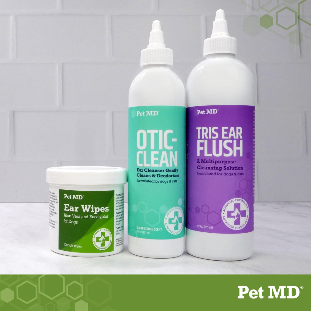 Pet MD Tris Flush - formule douce adaptée à la peau sensible