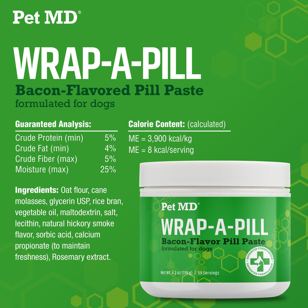 Pet MD Wrap A Pill s adapte a toutes tailles de pilules.