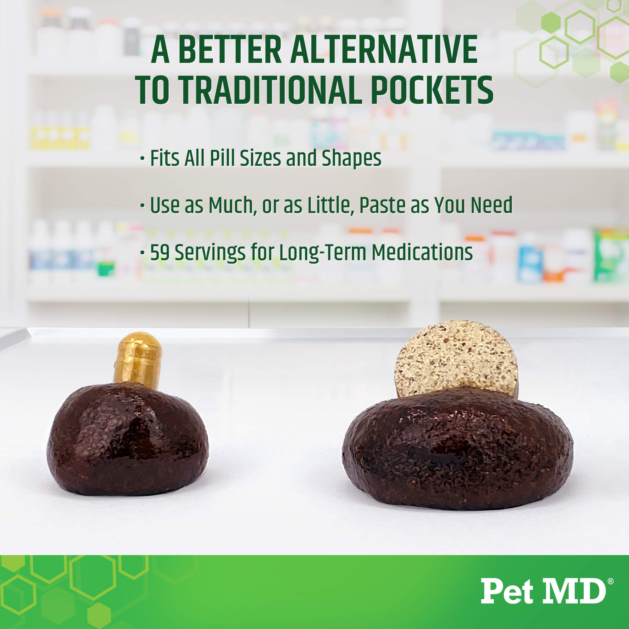 Pet MD Wrap A Pill illustre une formulation avancee pour une prise fluide.
